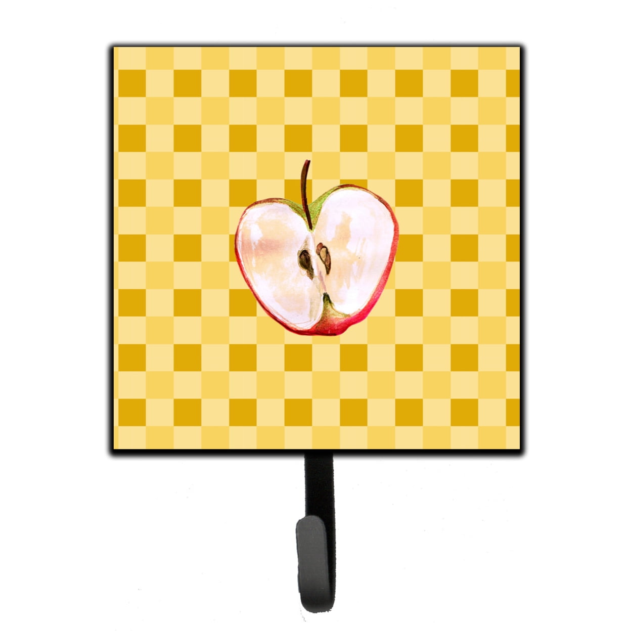 Half Apple on Basketweave Leash or Key Holder