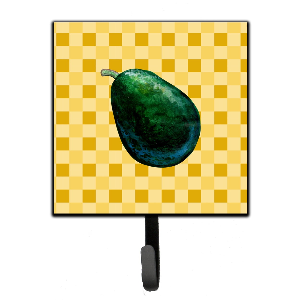 Whole Avacado on Basketweave Leash or Key Holder