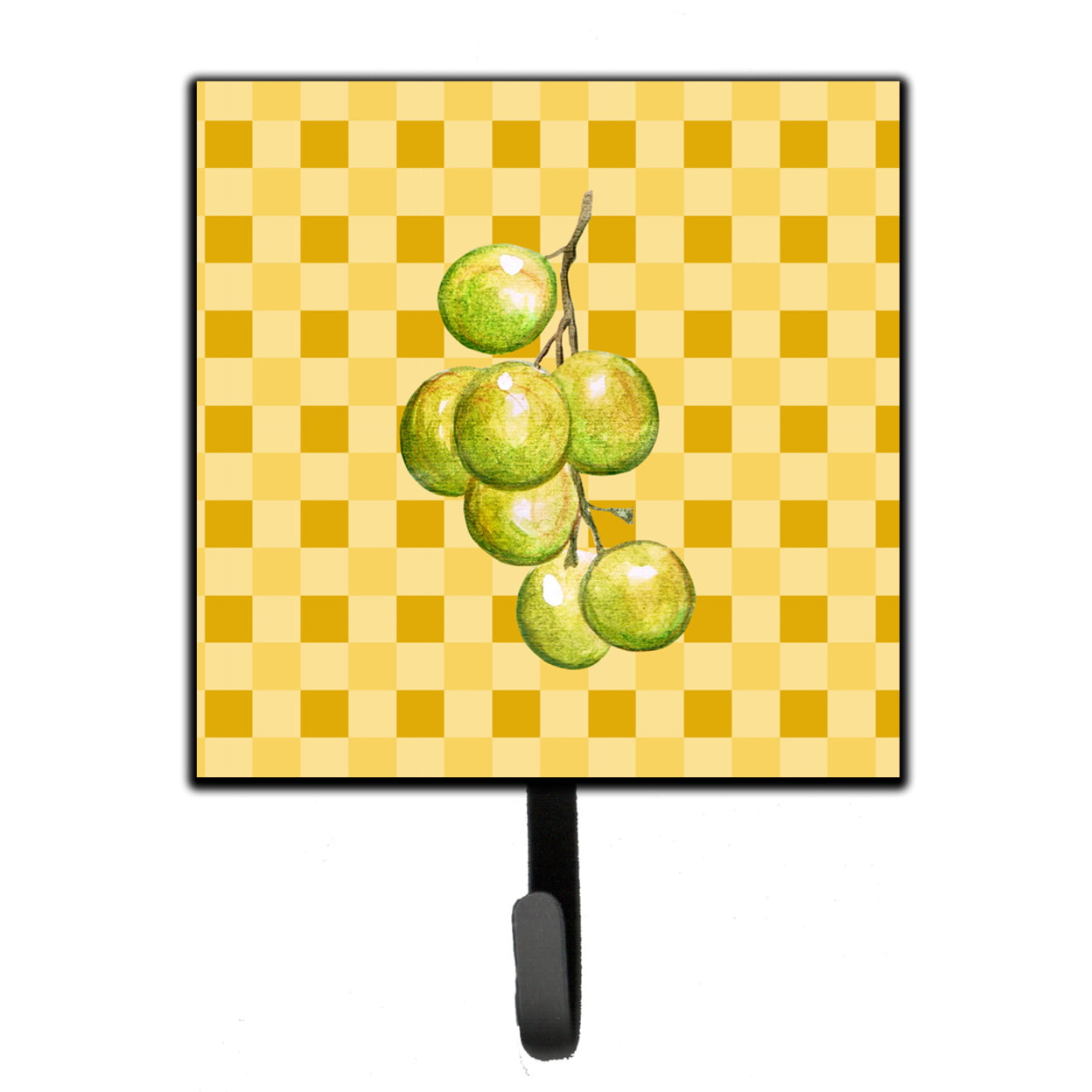 White Grapes on Basketweave Leash or Key Holder