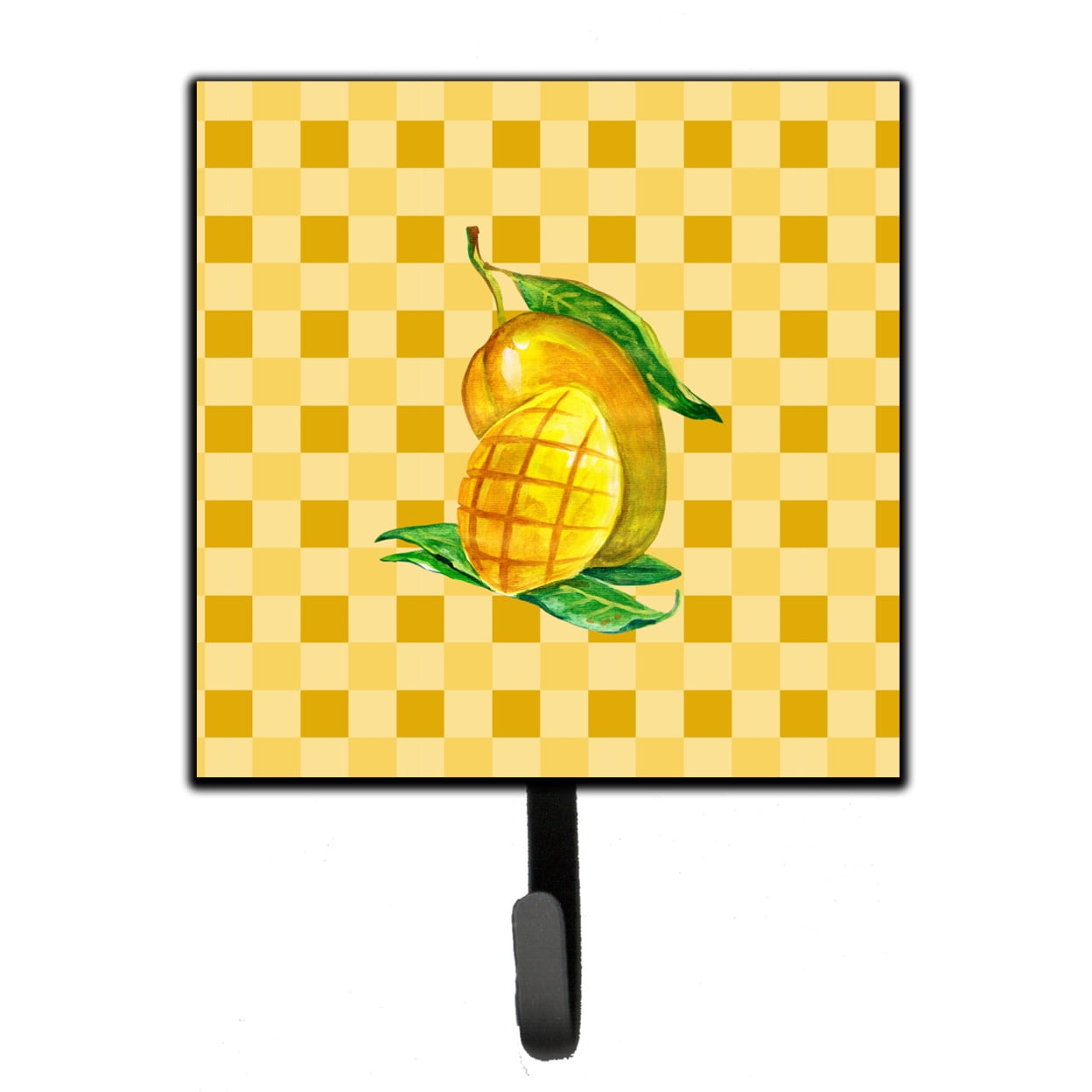 Mangos Ready on Basketweave Leash or Key Holder