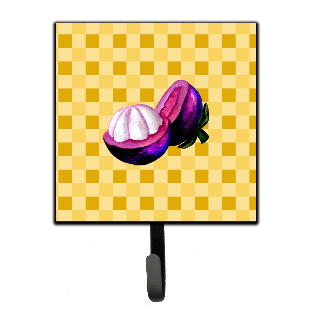 Mangosteen Sliced on Basketweave Leash or Key Holder