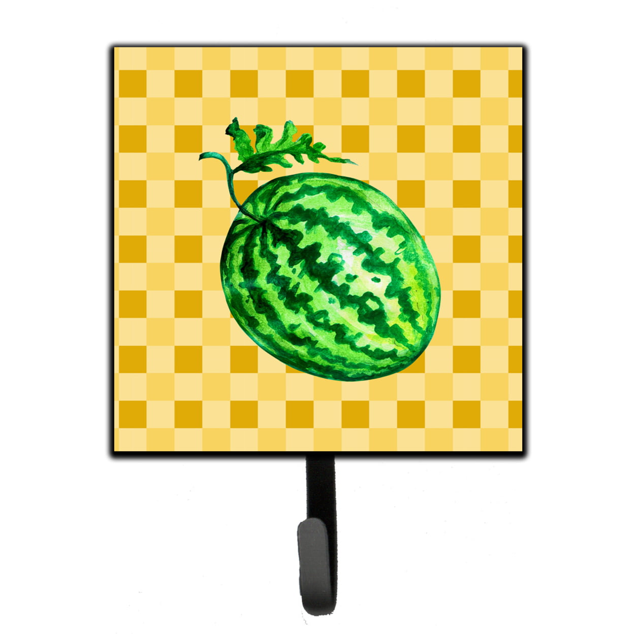 Whole Watermelon on Basketweave Leash or Key Holder
