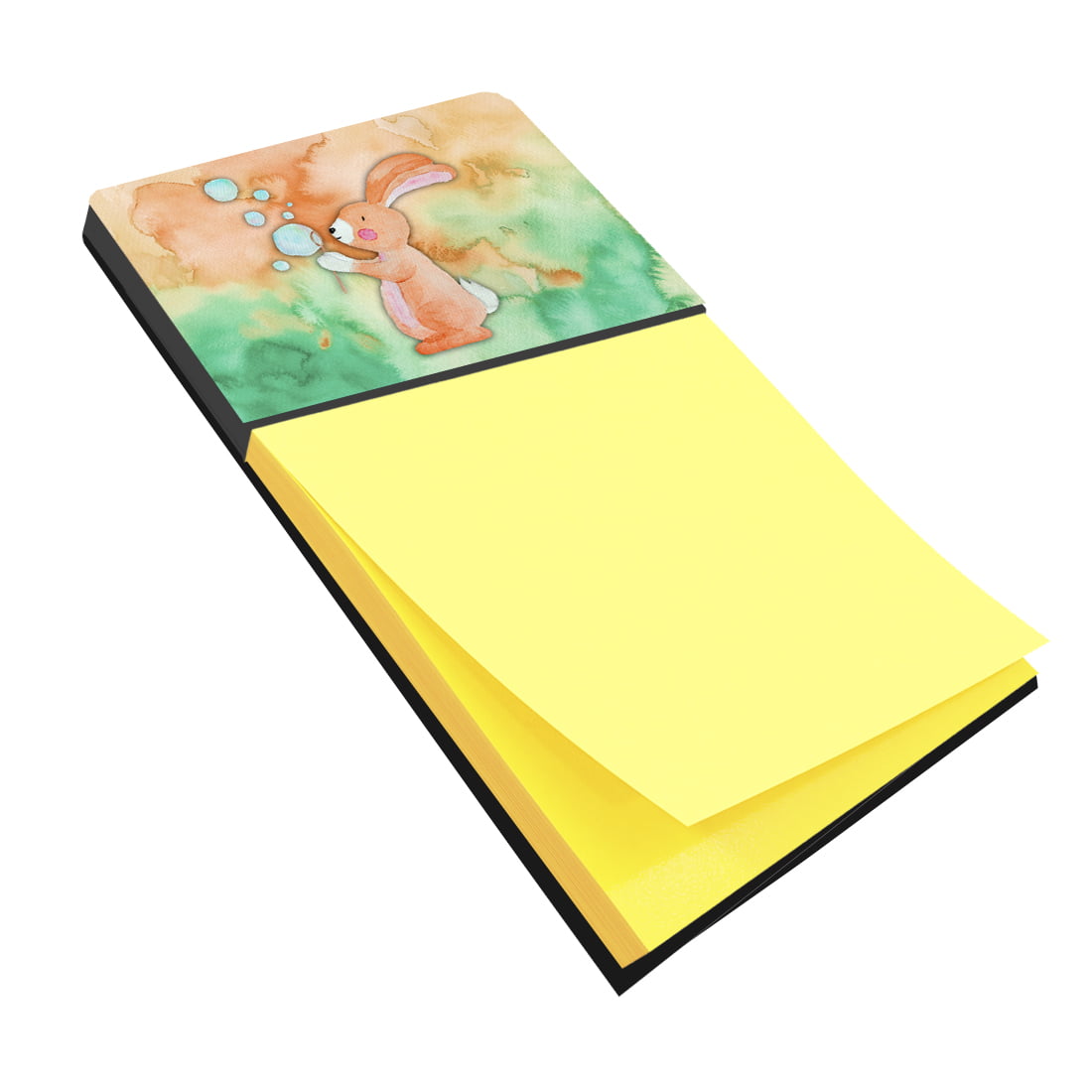 BB7349SN Rabbit & Bubbles Watercolor Sticky Note Holder
