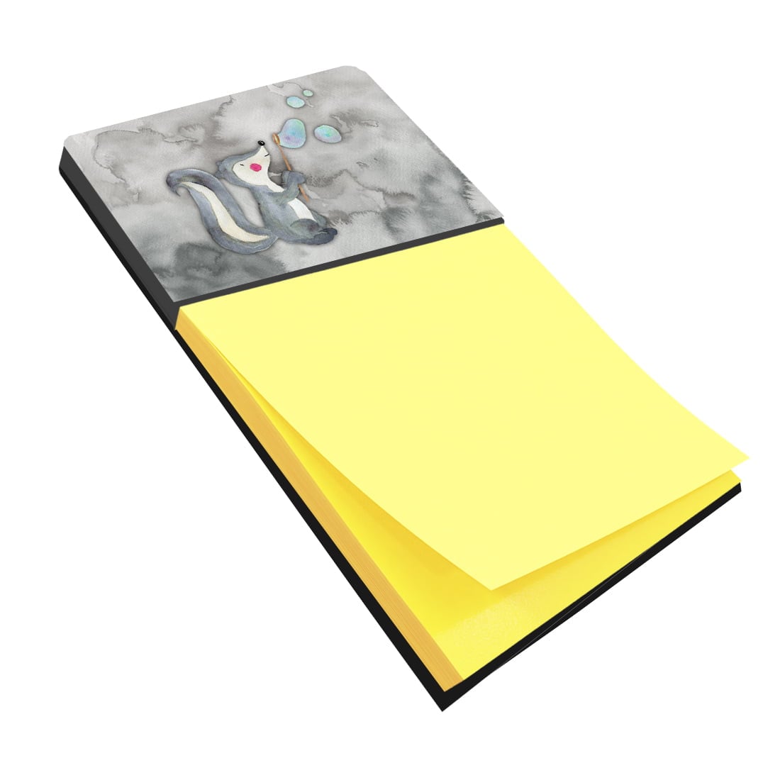 BB7352SN Skunk & Bubbles Watercolor Sticky Note Holder