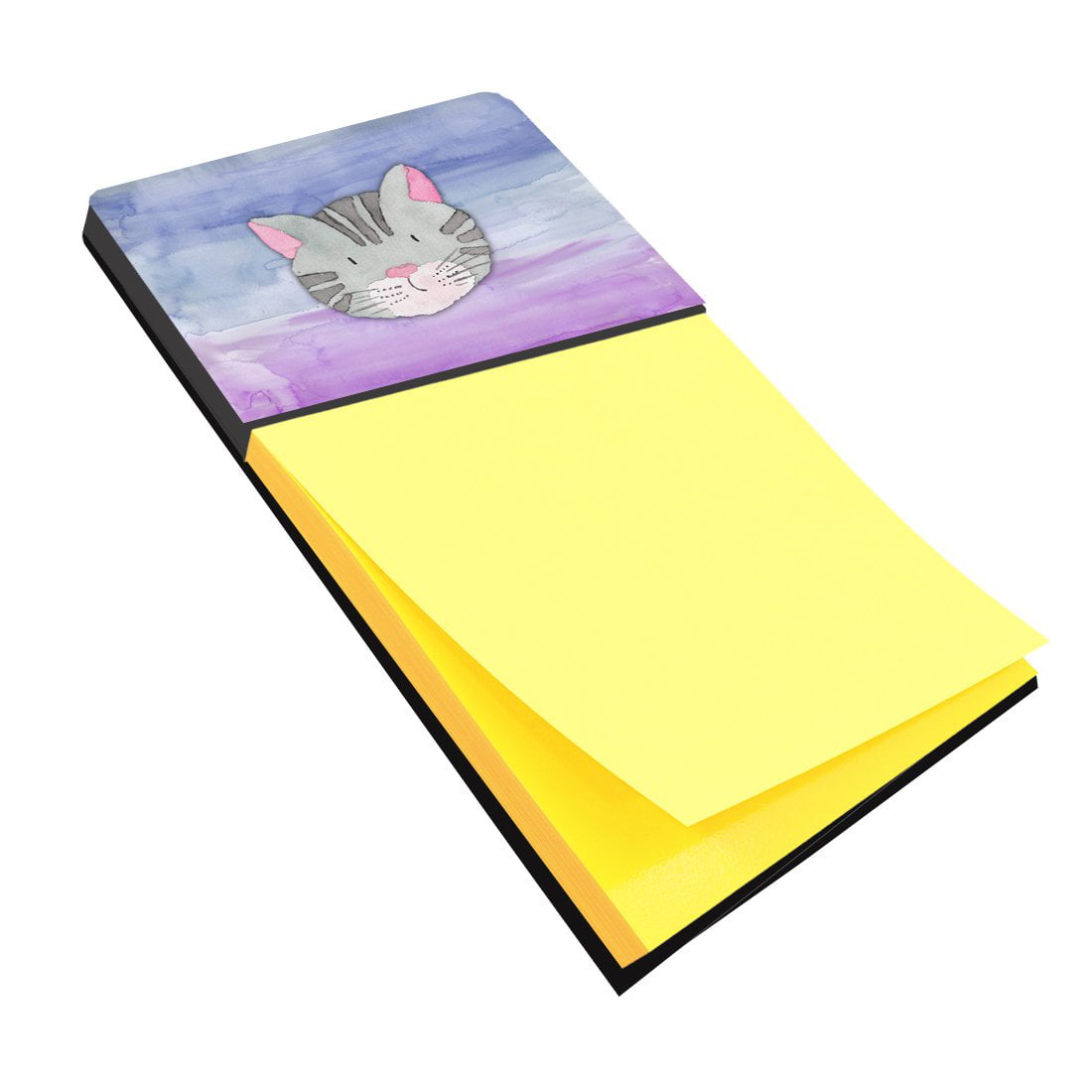 BB7355SN Cat Face Watercolor Sticky Note Holder