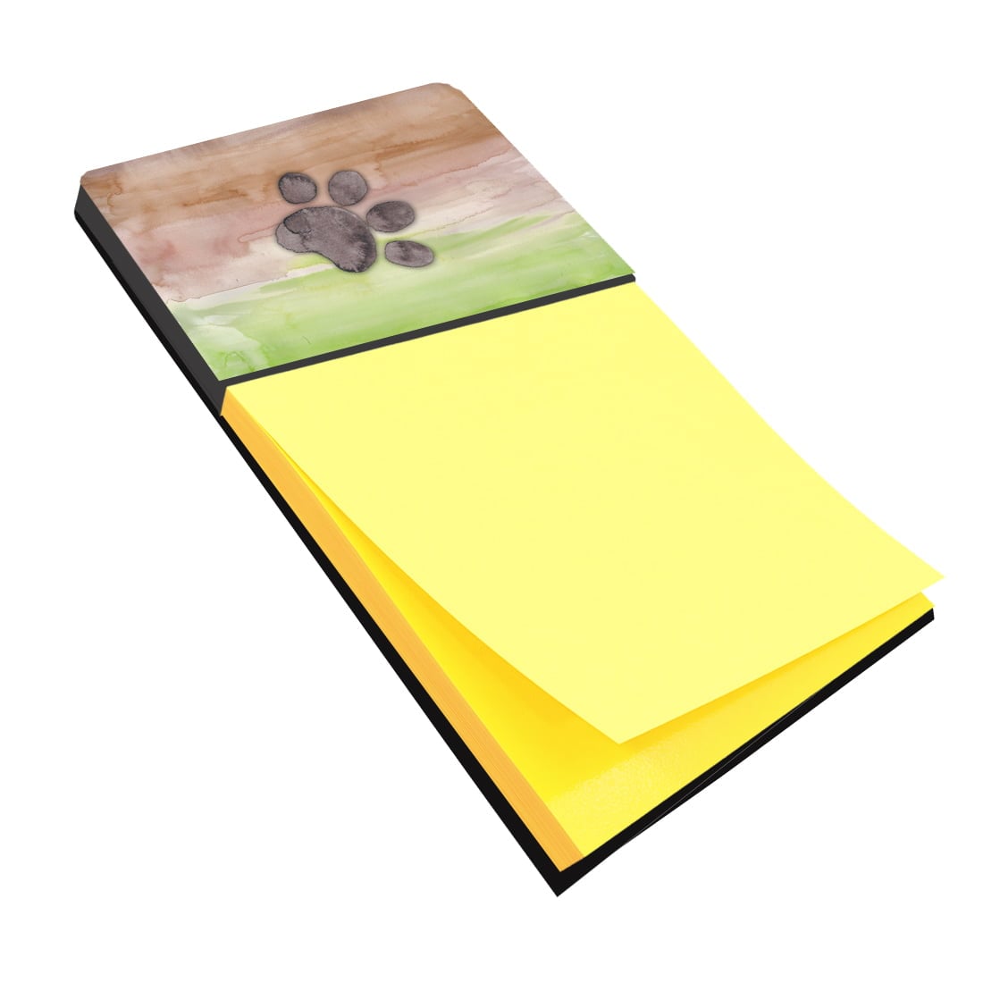 BB7359SN Dog Paw Watercolor Sticky Note Holder