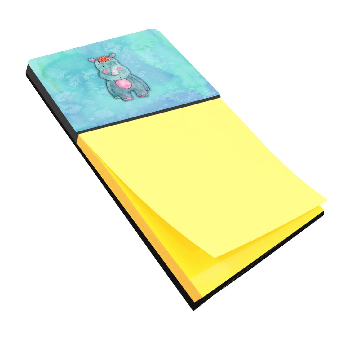 BB7381SN Rhinoceros Watercolor Sticky Note Holder