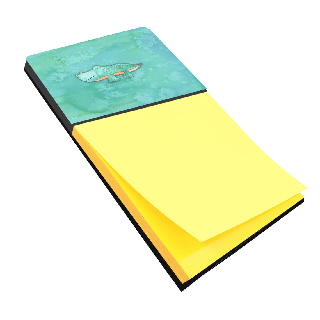 BB7385SN Alligator Watercolor Sticky Note Holder