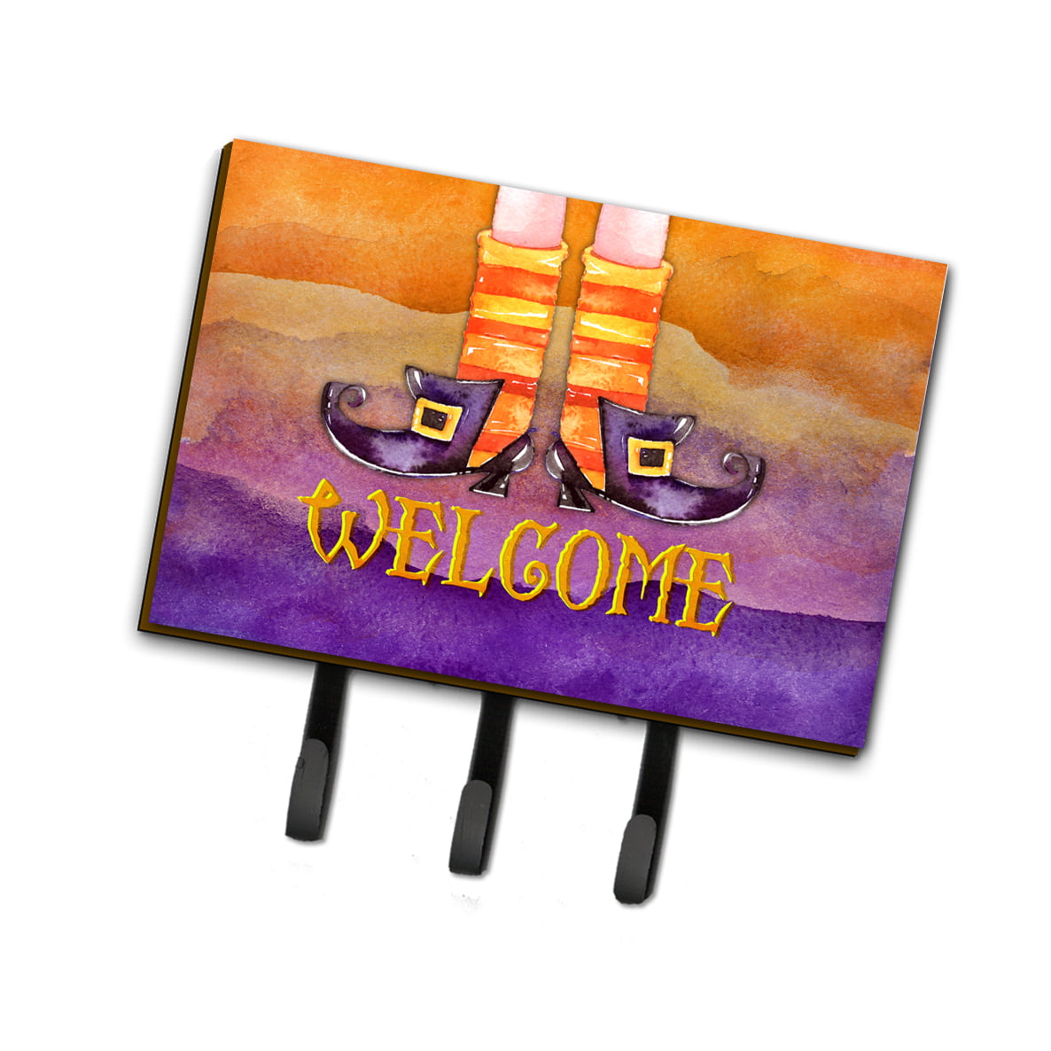 Halloween Welcome Witches Feet Leash or Key Holder