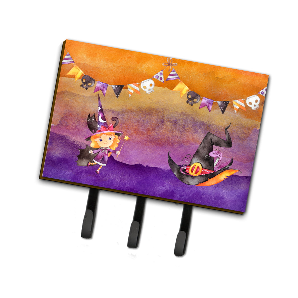 Halloween Little Witch Party Leash or Key Holder