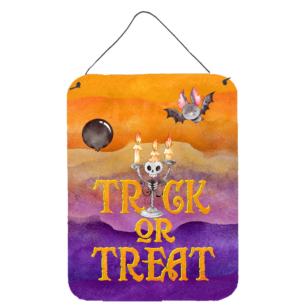 Halloween Trick or Treat Wall or Door Hanging Prints