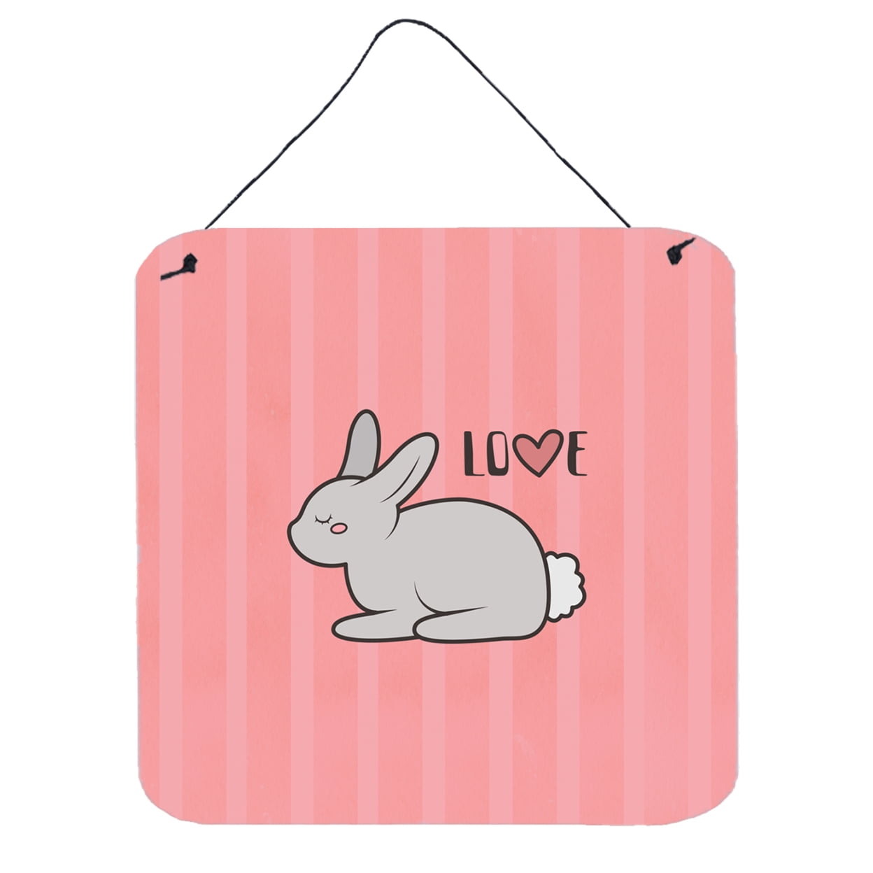 Nursery Love Bunny Rabbit Wall or Door Hanging Prints