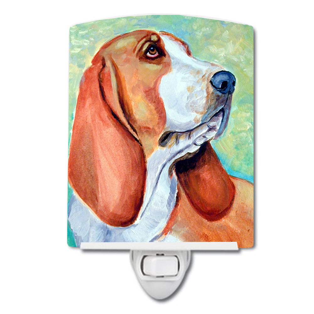 7227CNL Basset Hound Ceramic Night Light