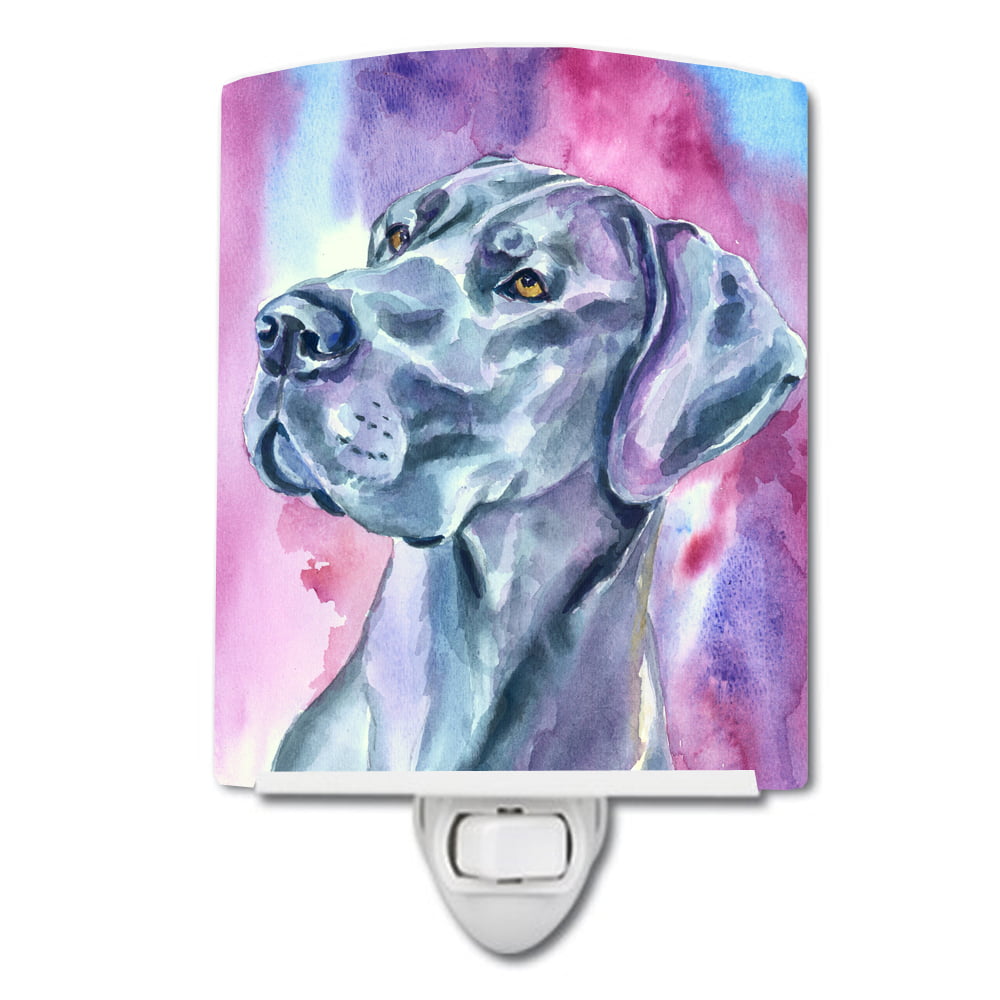 Great Dane Blue Mood Ceramic Night Light