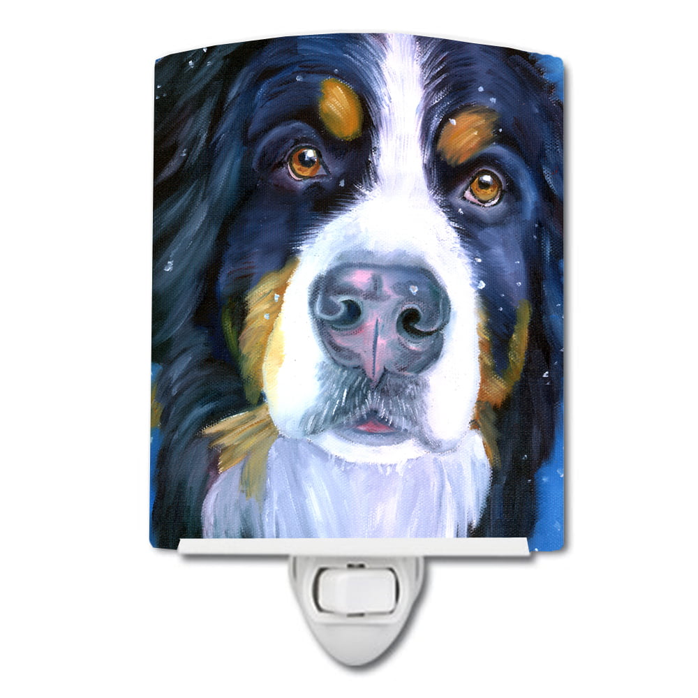 Luca the Bernese Mountain Dog Ceramic Night Light