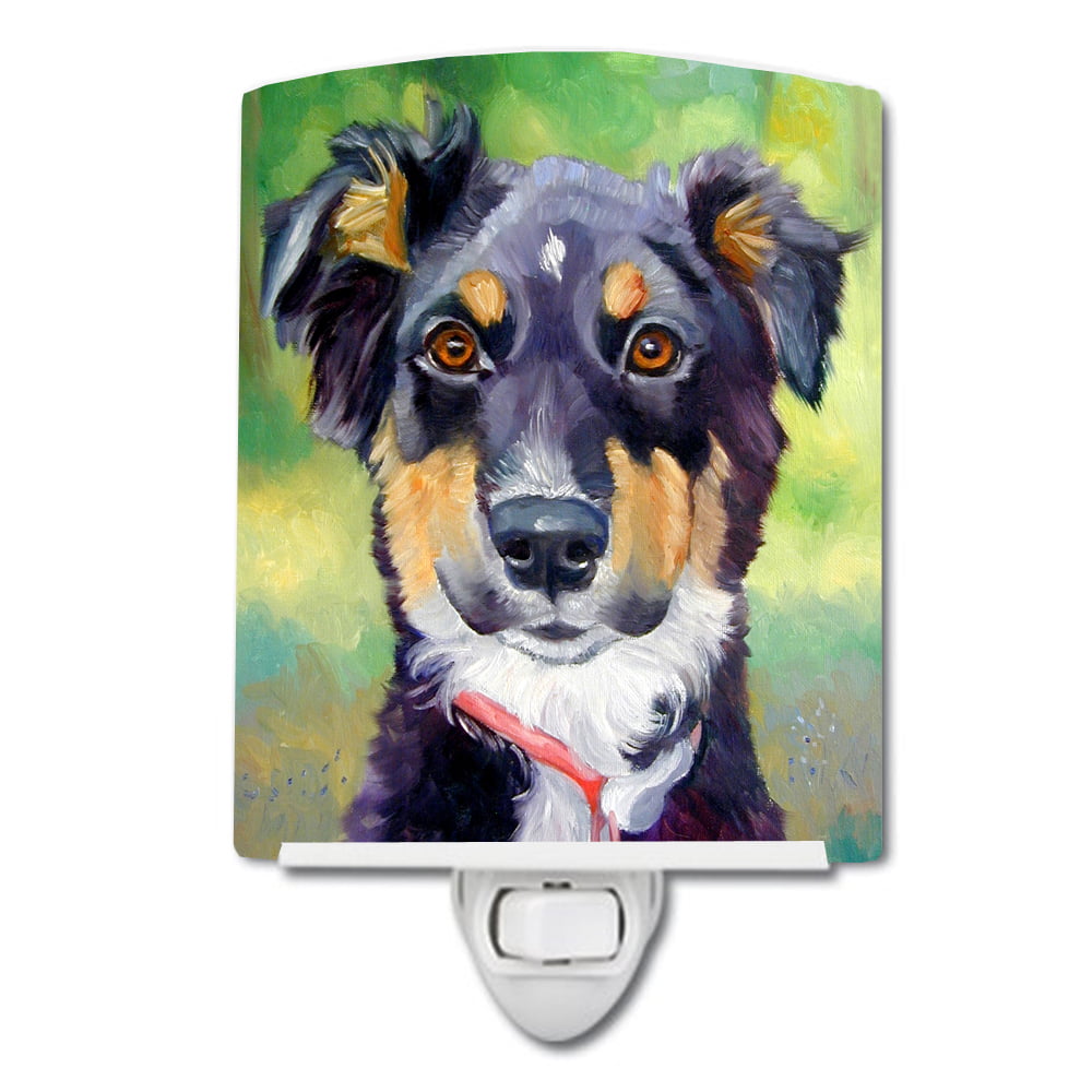 7373CNL English Shepherd Ceramic Night Light