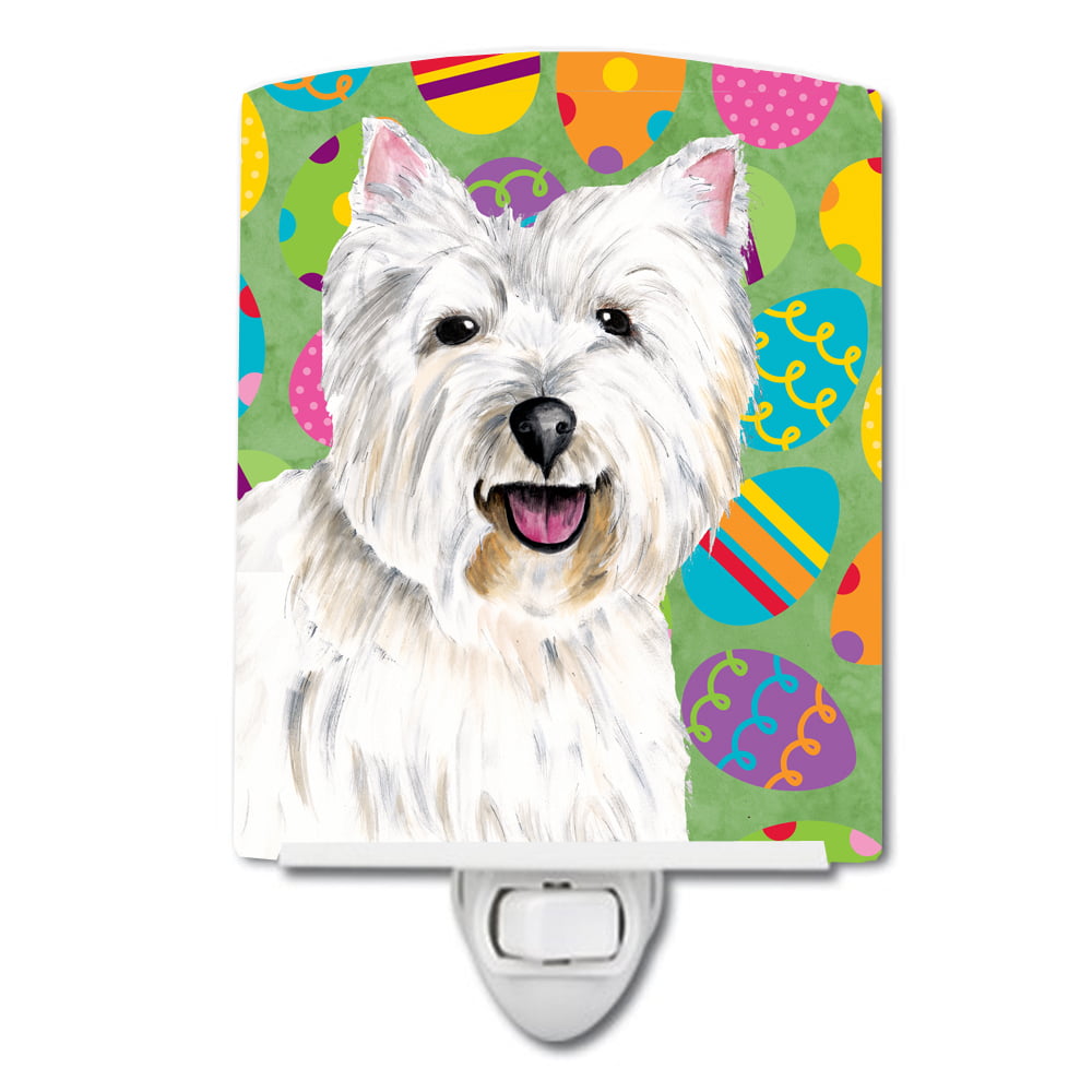 SC9450CNL Westie Easter Eggtravaganza Ceramic Night Light