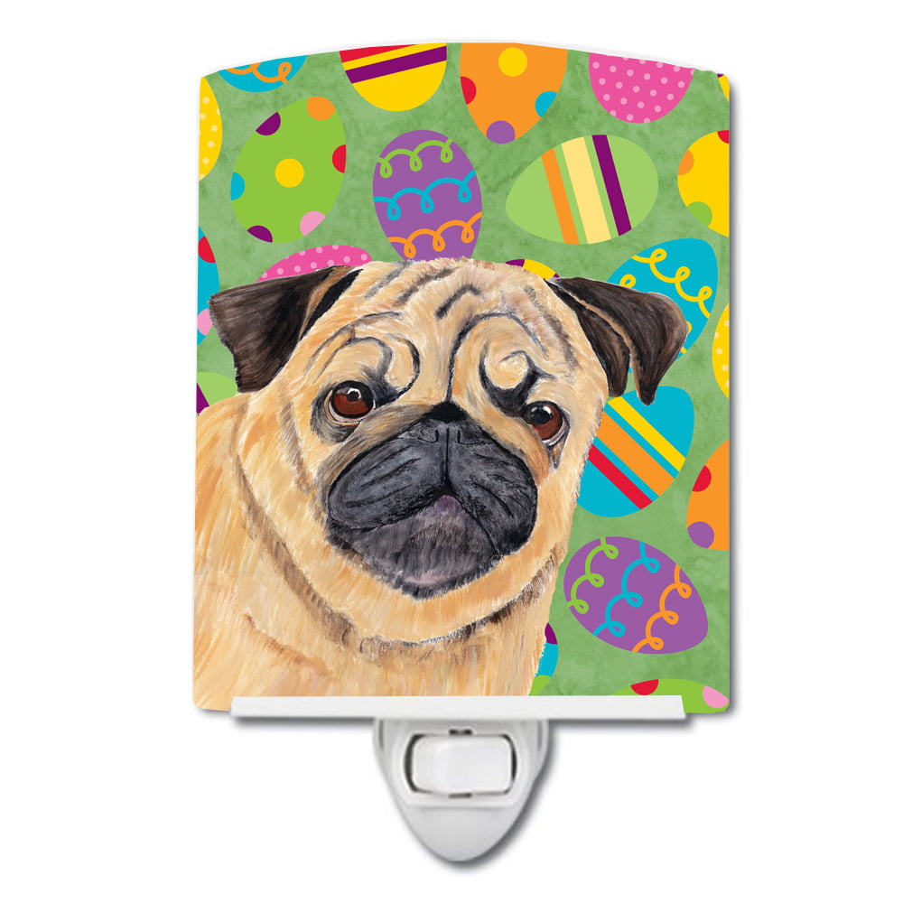 SC9451CNL Pug Easter Eggtravaganza Ceramic Night Light