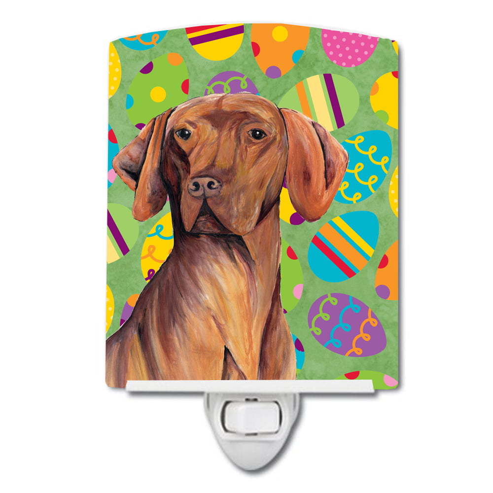 Vizsla Easter Eggtravaganza Ceramic Night Light