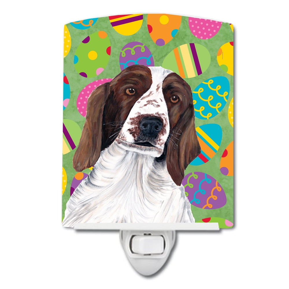 SC9460CNL Welsh Springer Spaniel Easter Eggtravaganza Ceramic Night Light