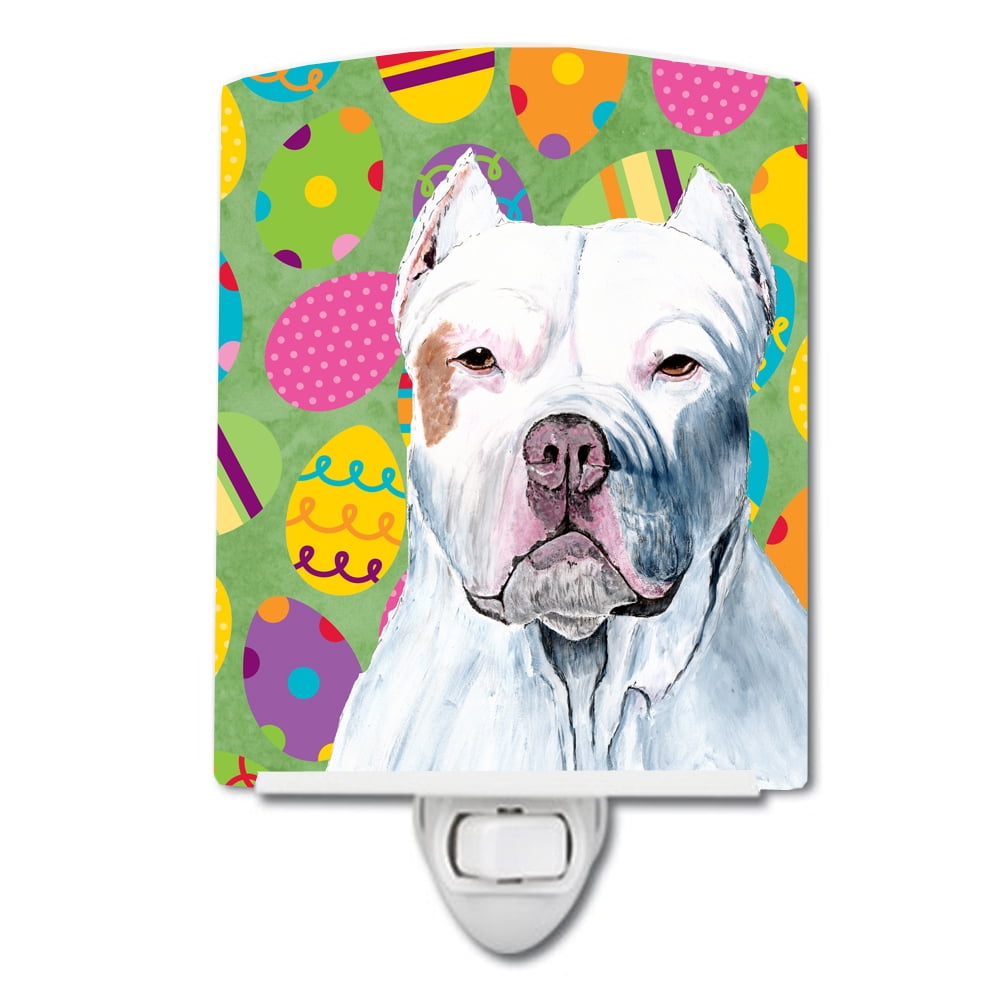 SC9461CNL Pit Bull Easter Eggtravaganza Ceramic Night Light