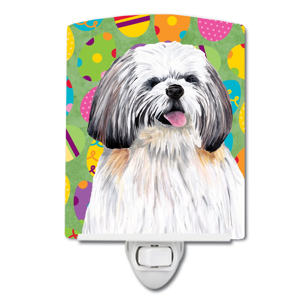 SC9463CNL Shih Tzu Easter Eggtravaganza Ceramic Night Light