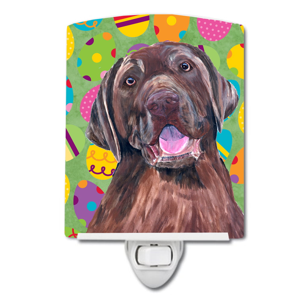 SC9464CNL Labrador Easter Eggtravaganza Ceramic Night Light