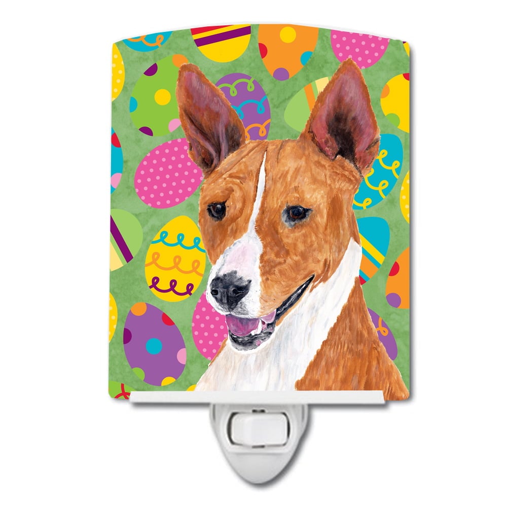SC9467CNL Basenji Easter Eggtravaganza Ceramic Night Light