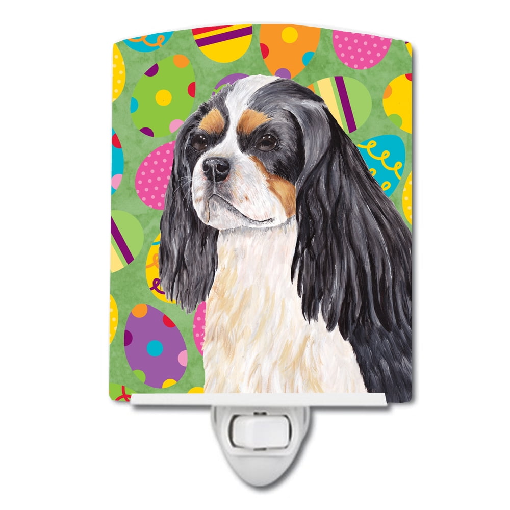 SC9471CNL Cavalier Spaniel Easter Eggtravaganza Ceramic Night Light