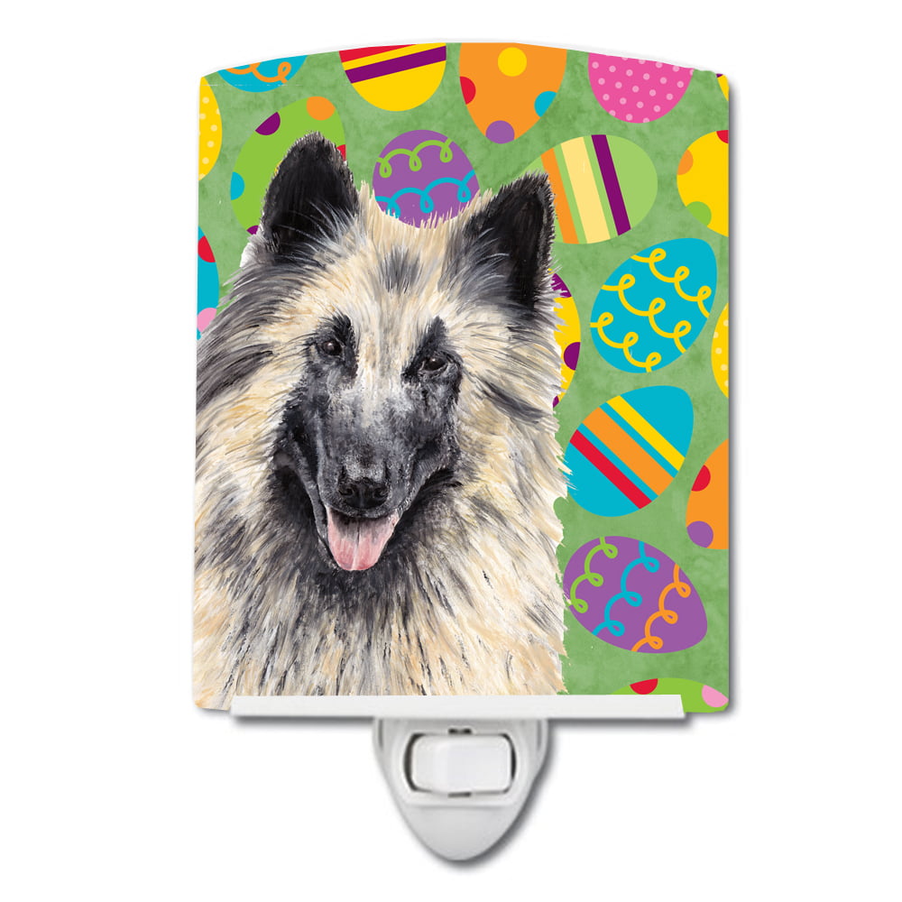 SC9472CNL Belgian Tervuren Easter Eggtravaganza Ceramic Night Light