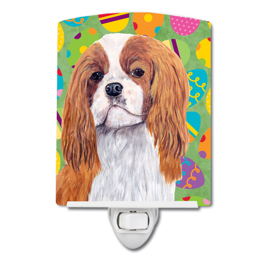SC9474CNL Cavalier Spaniel Easter Eggtravaganza Ceramic Night Light