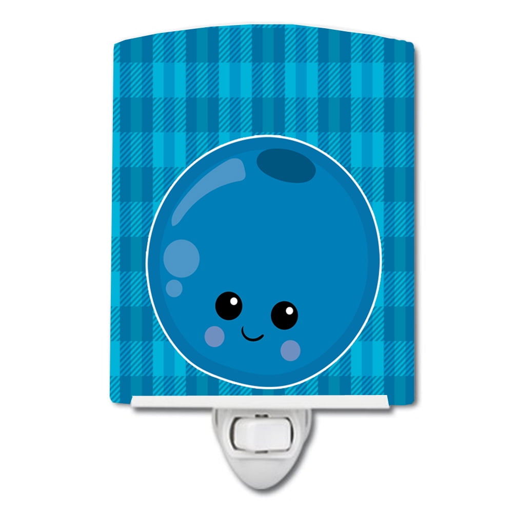 BB6984CNL Blueberry Face Ceramic Night Light