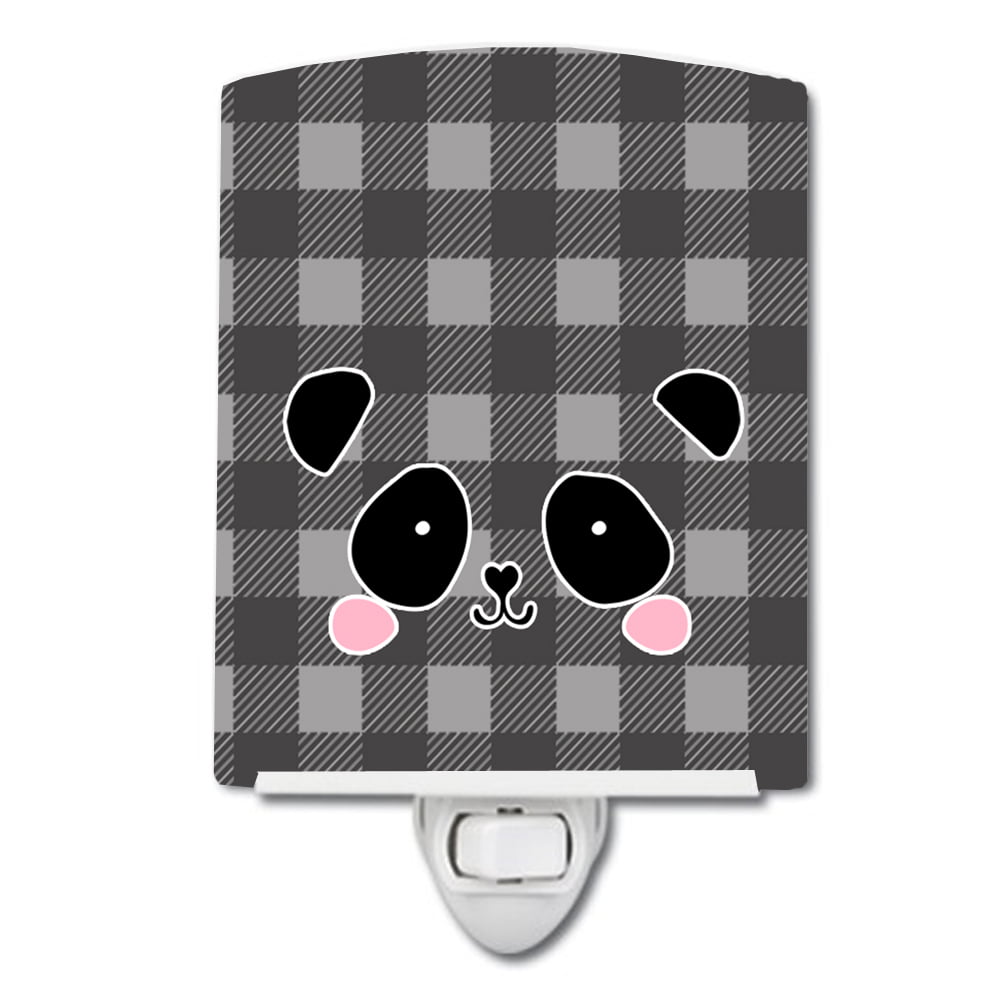 BB7036CNL Panda Bear Face Ceramic Night Light