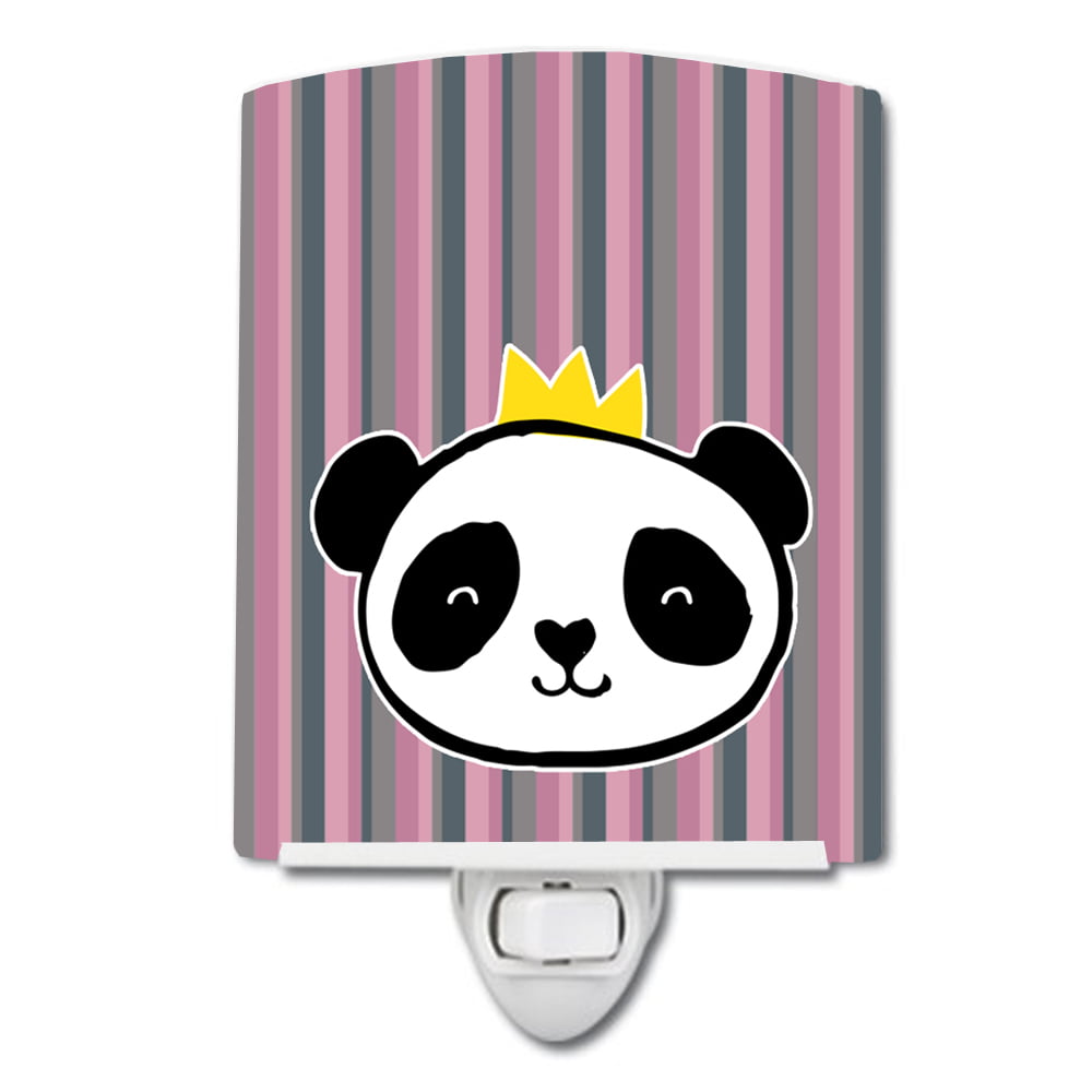 BB7037CNL Panda Bear Queen Ceramic Night Light