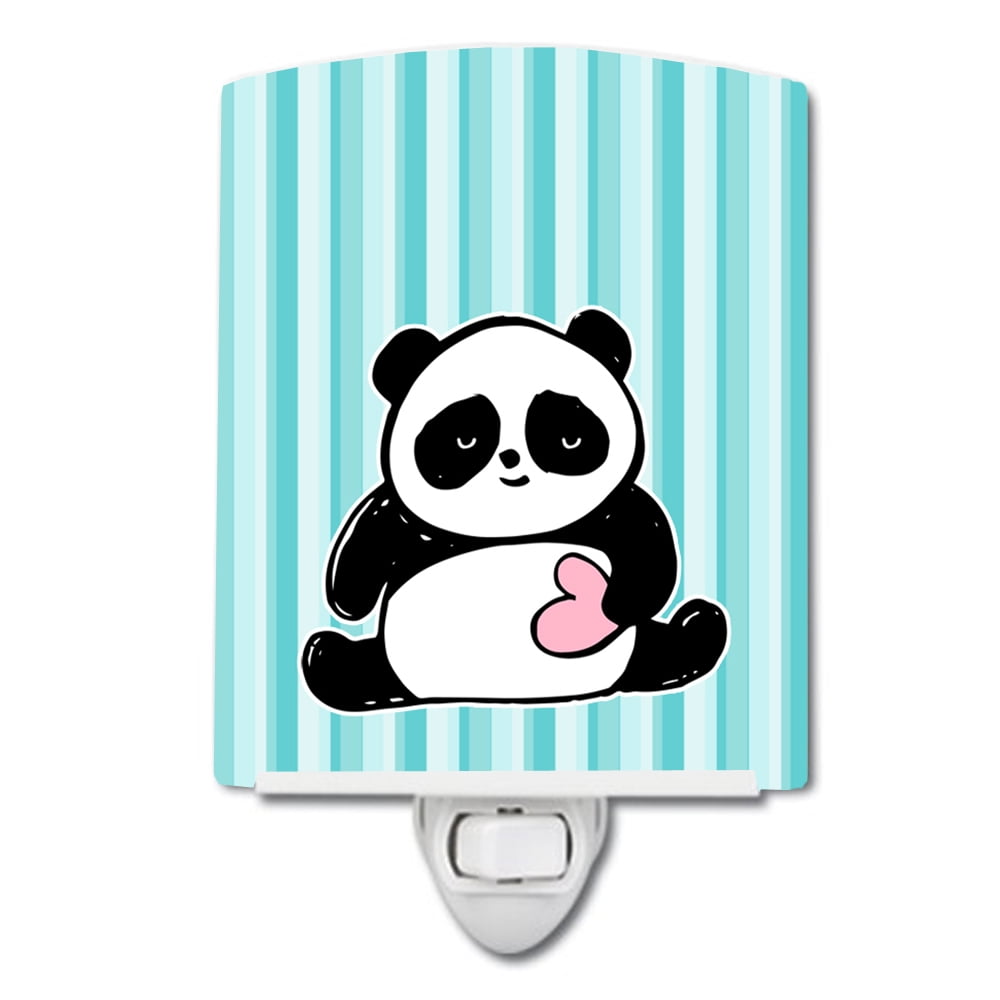 BB7040CNL Panda Bear Love Ceramic Night Light