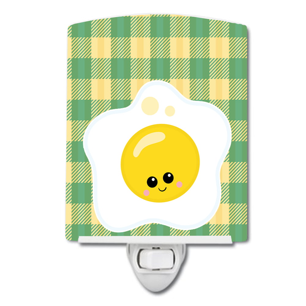 BB7044CNL Fried Egg Face Ceramic Night Light