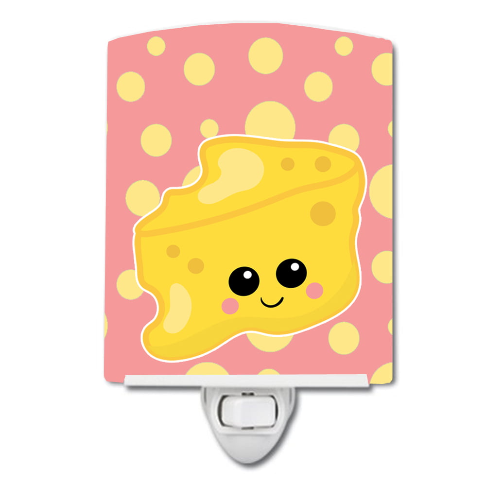 BB7052CNL Cheese Head Face Ceramic Night Light