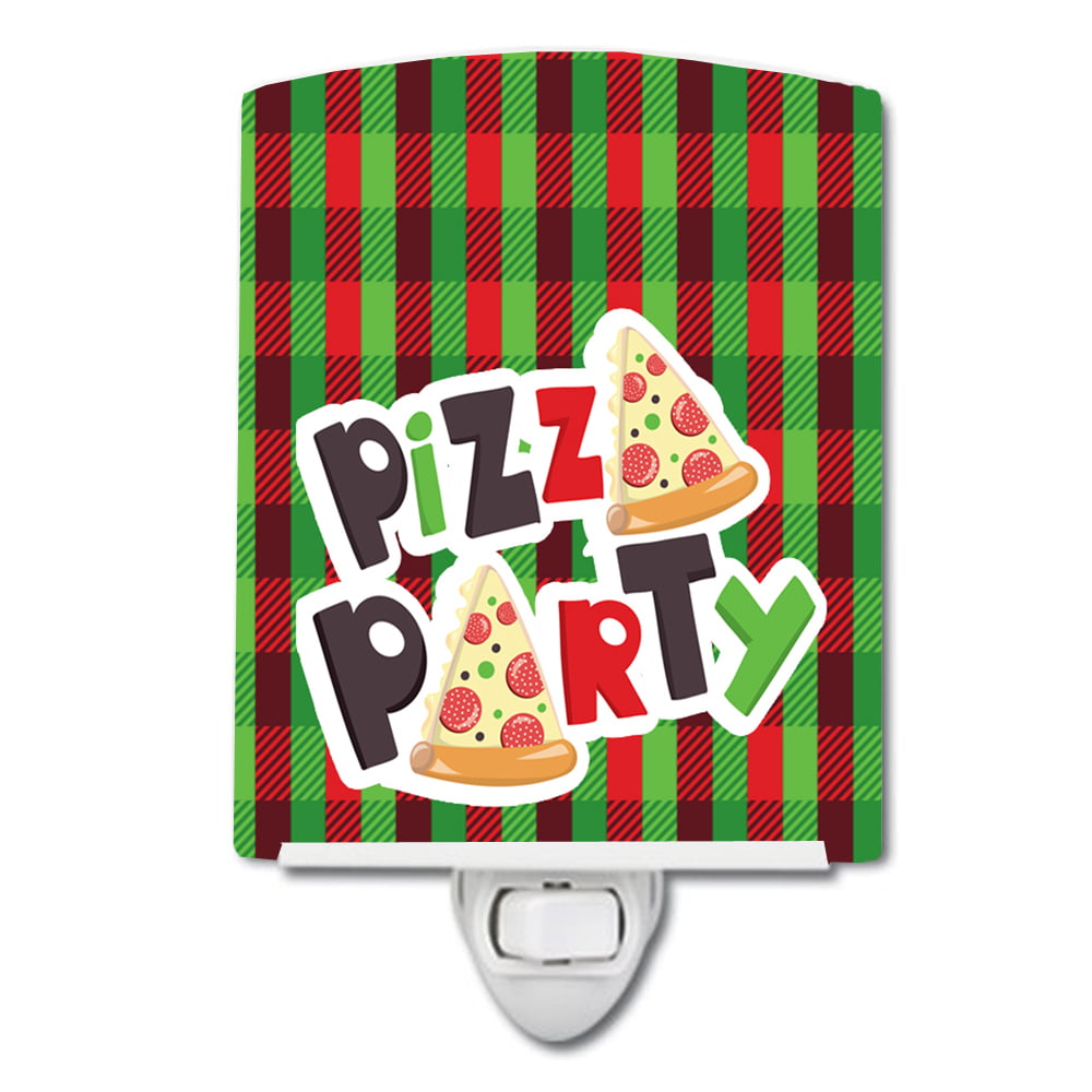 BB7059CNL Pizza Party Ceramic Night Light
