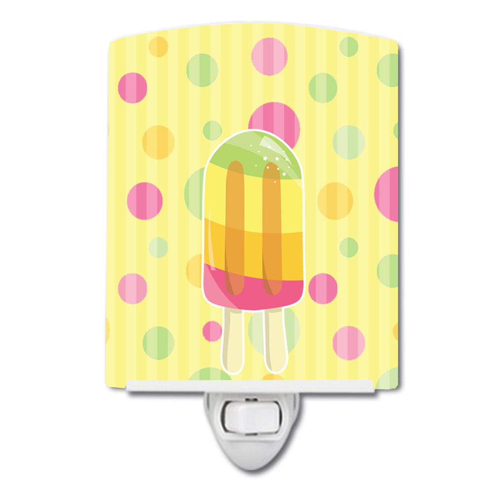 Ice Pop Popcicle Polkadots Ceramic Night Light
