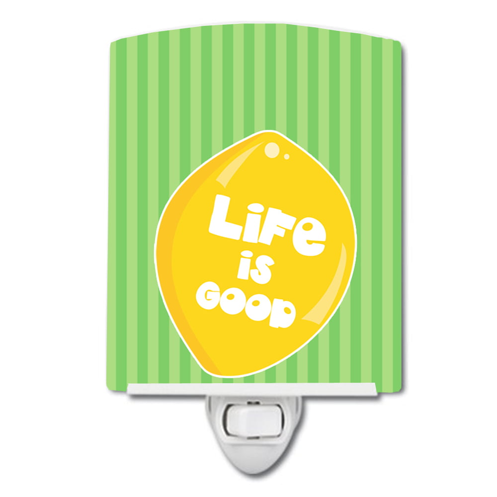 BB7108CNL Lemon Life is Good Ceramic Night Light