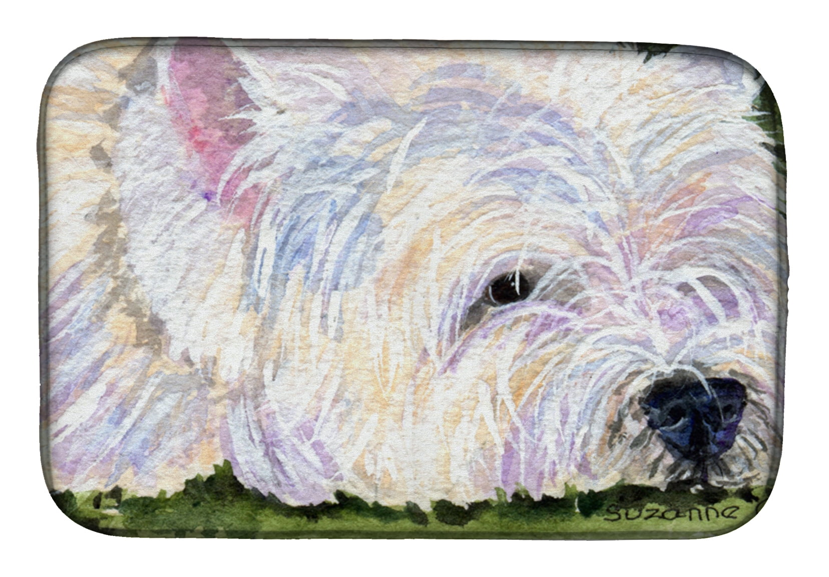 Picture of Carolines Treasures SS8831DDM Westie Dish Drying Mat