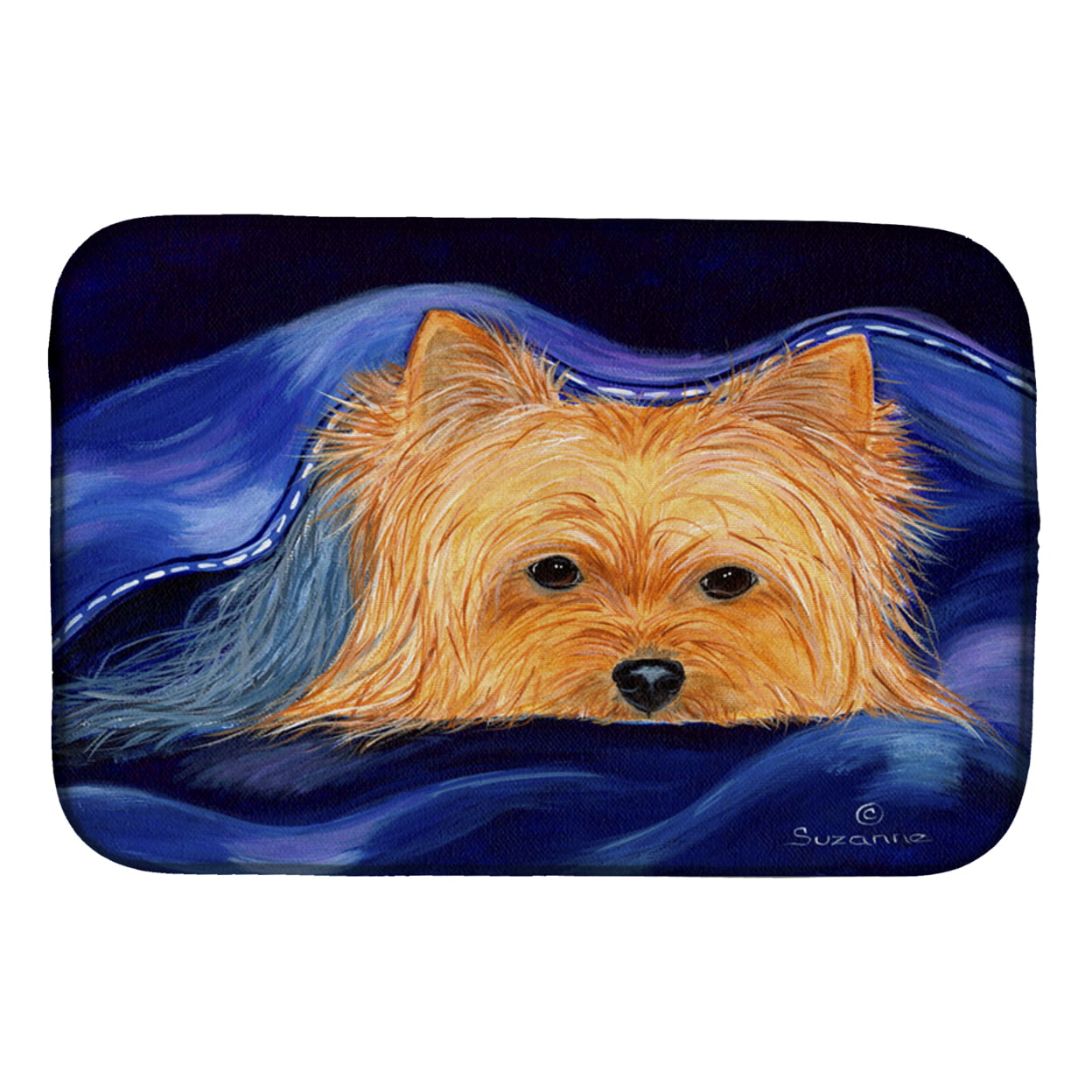 Picture of Carolines Treasures SS8136DDM Yorkie Dish Drying Mat