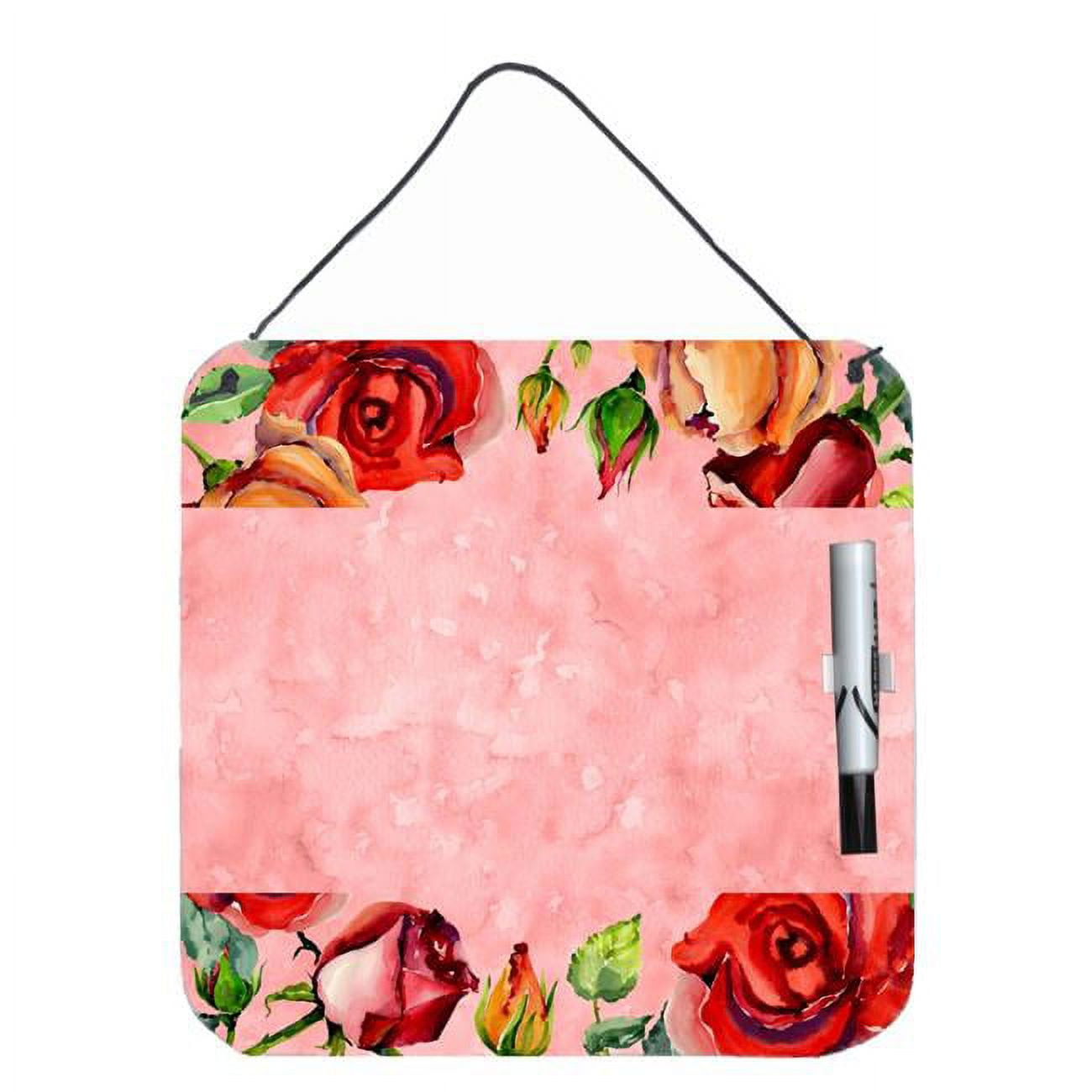 Roses Aluminum Dry Erase Marker Board