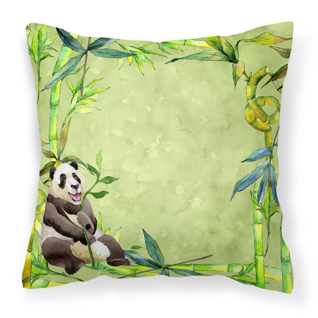 Panda Bear & Bamboo Fabric Decorative Pillow