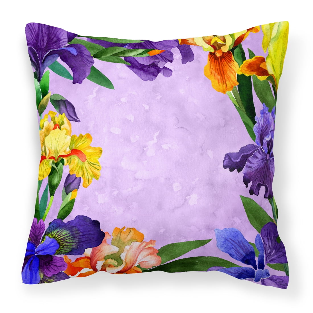 CK1697PW1414 Irises Fabric Decorative Pillow