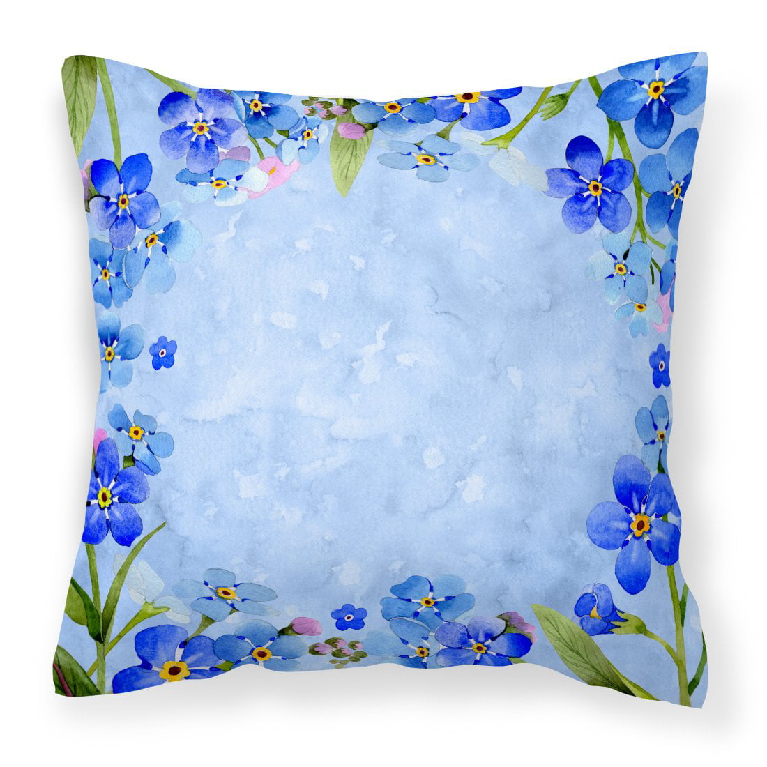 Myosotis Flowers Fabric Decorative Pillow