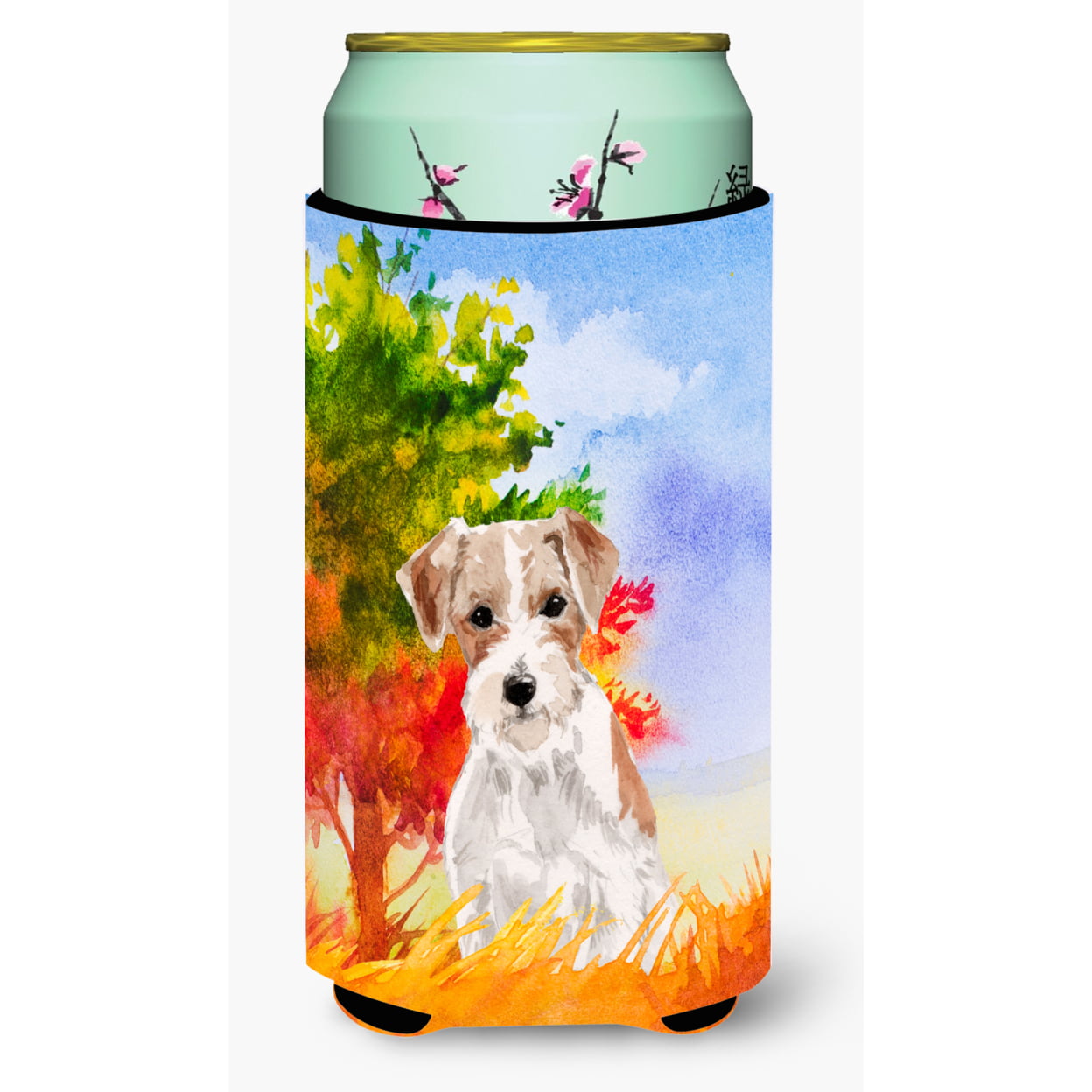 Picture of Carolines Treasures CK1928TBC Jack Russell Terrier Fall Tall Boy Beverage Insulator Hugger