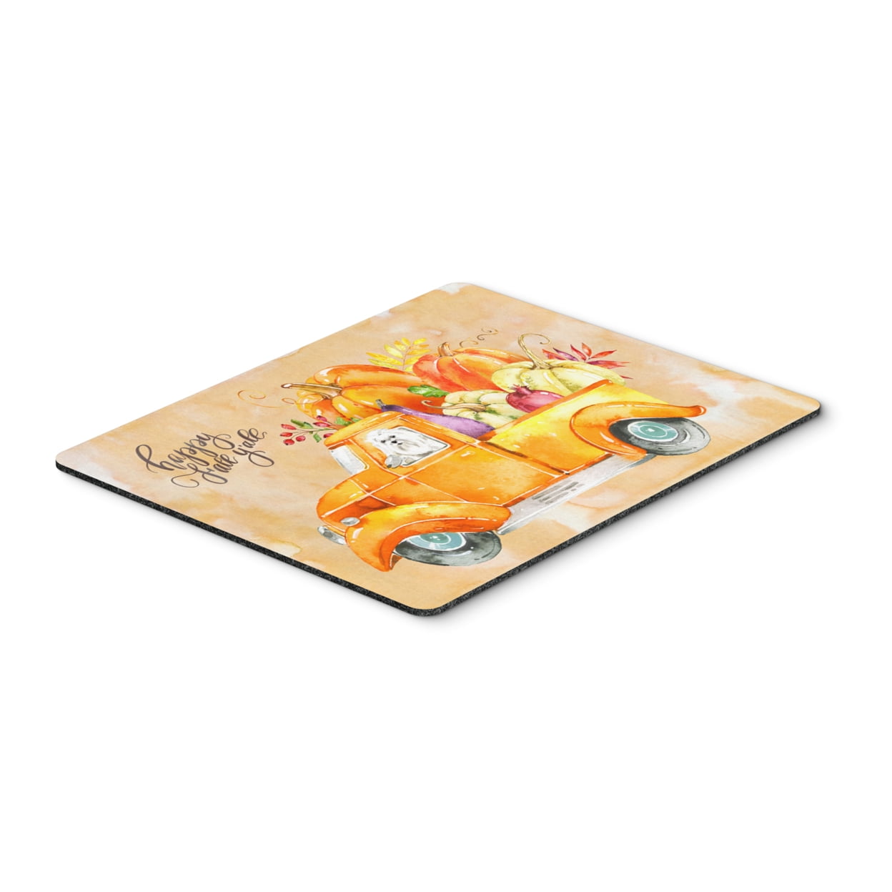 Fall Harvest Maltese Mouse Pad, Hot Pad or Trivet