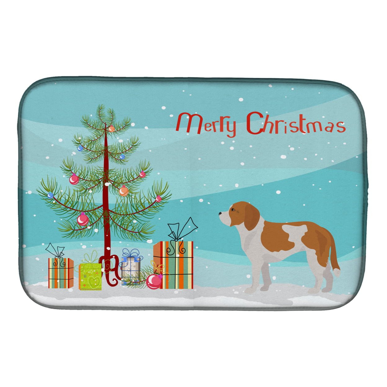 Beaglier No.1 Christmas Tree Dish Drying Mat