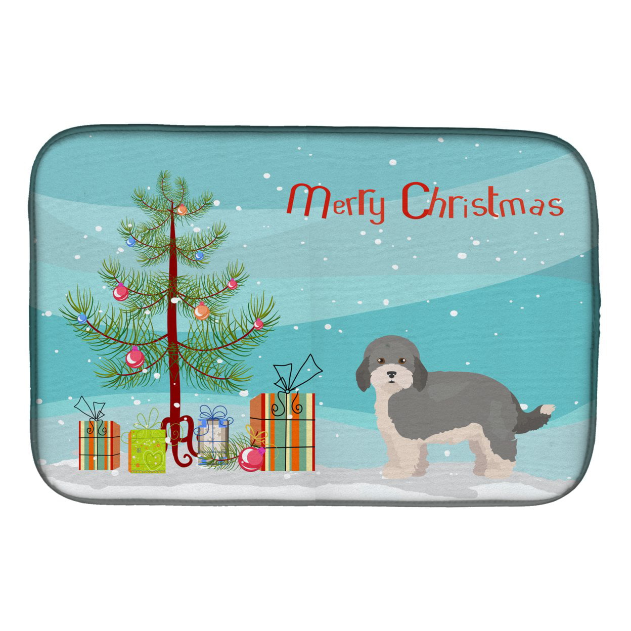 Havapoo No.2 Christmas Tree Dish Drying Mat